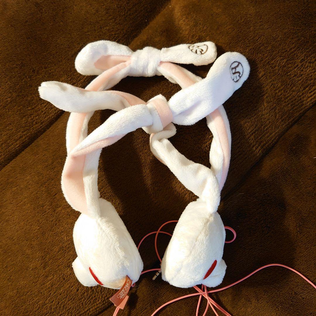 何*様 チャックスGP★汎用うさぎ　耳あて ヘッドホン