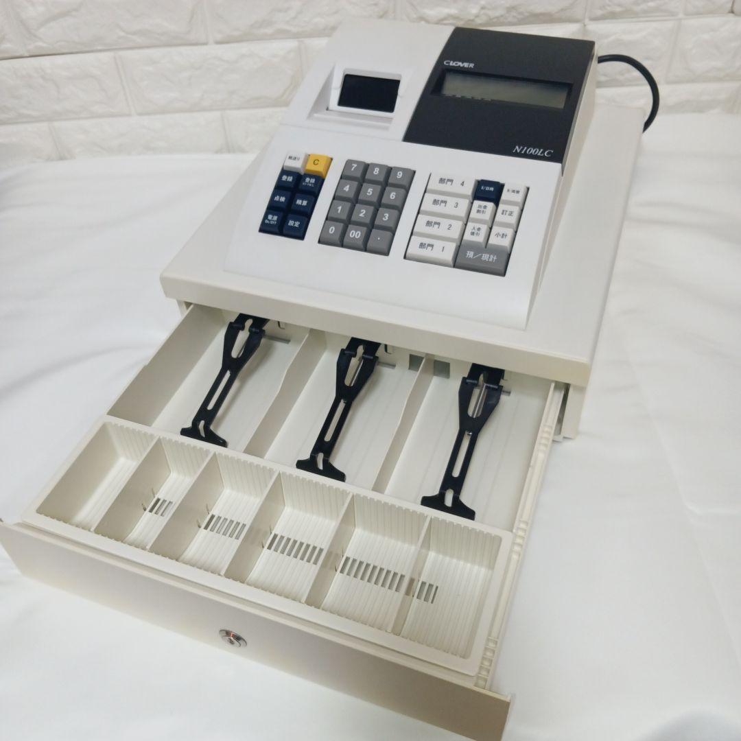 レジスター クローバー電子 CLOVER　N100LC 店舗用品 【送料無料】