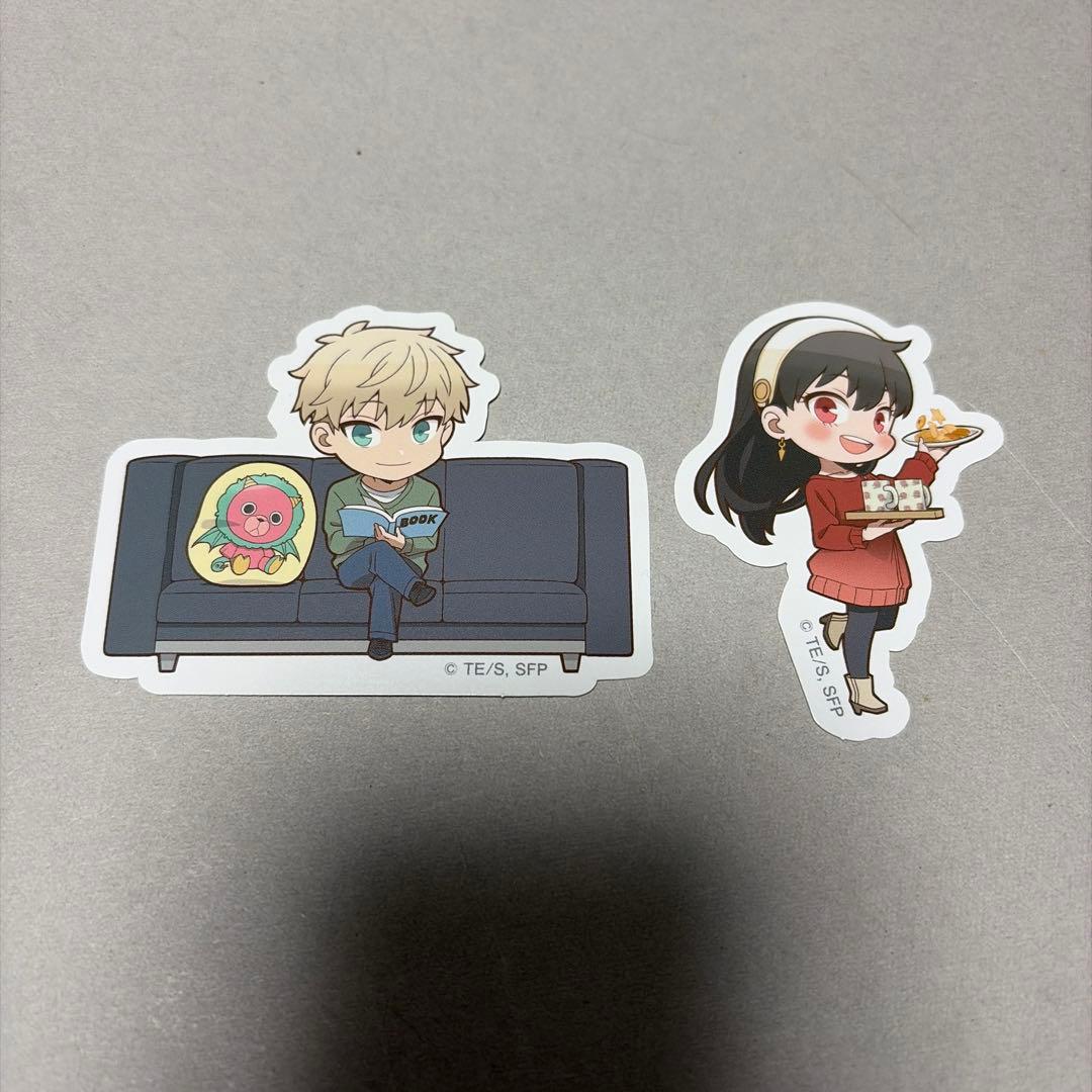 くつろぎフォージャー家 ステッカー ロイド ヨル スパイファミリー