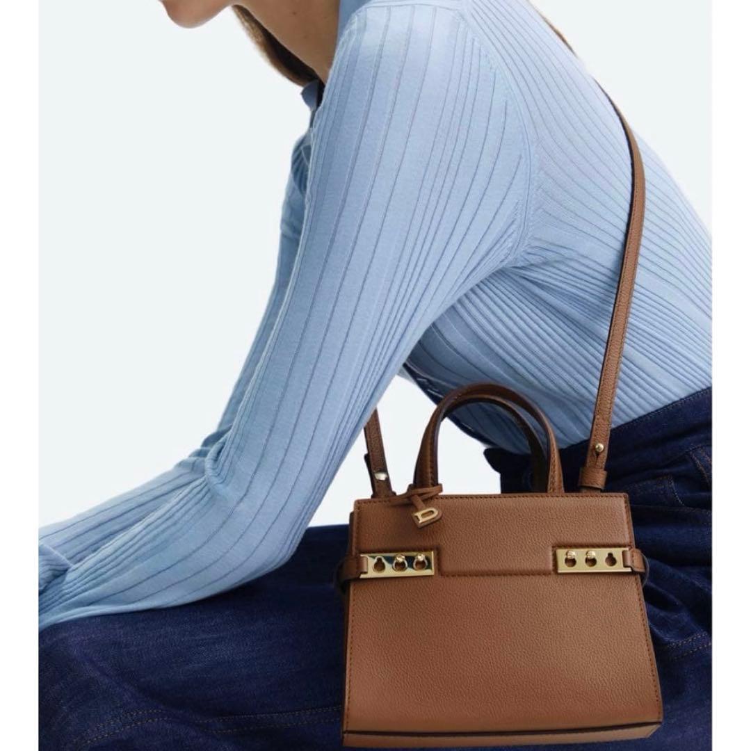 【sale】デルヴォー　delvaux タンペート　クラッシュ　美品