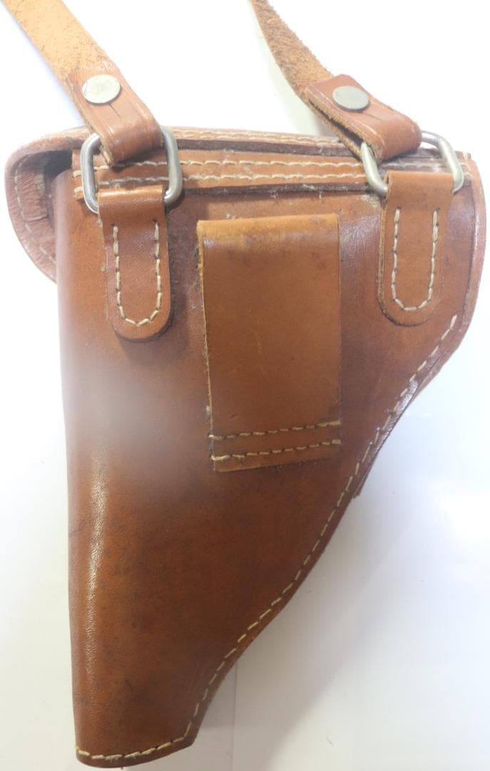 超貴重 旧陸軍 94式自動拳銃用革製レプリカホルスター 中古品