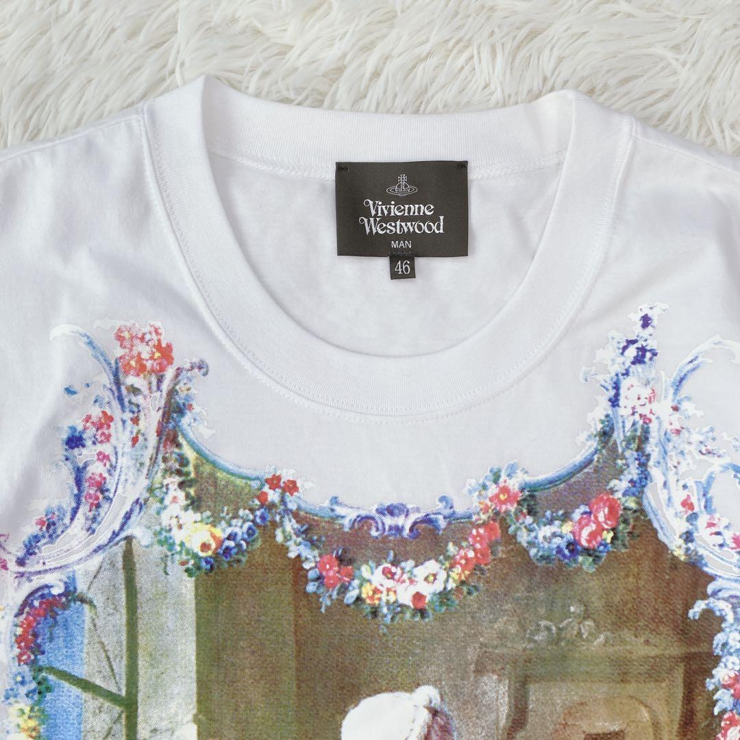 ヴィヴィアンウエストウッド アート プリント Tシャツ オーブ刺繍