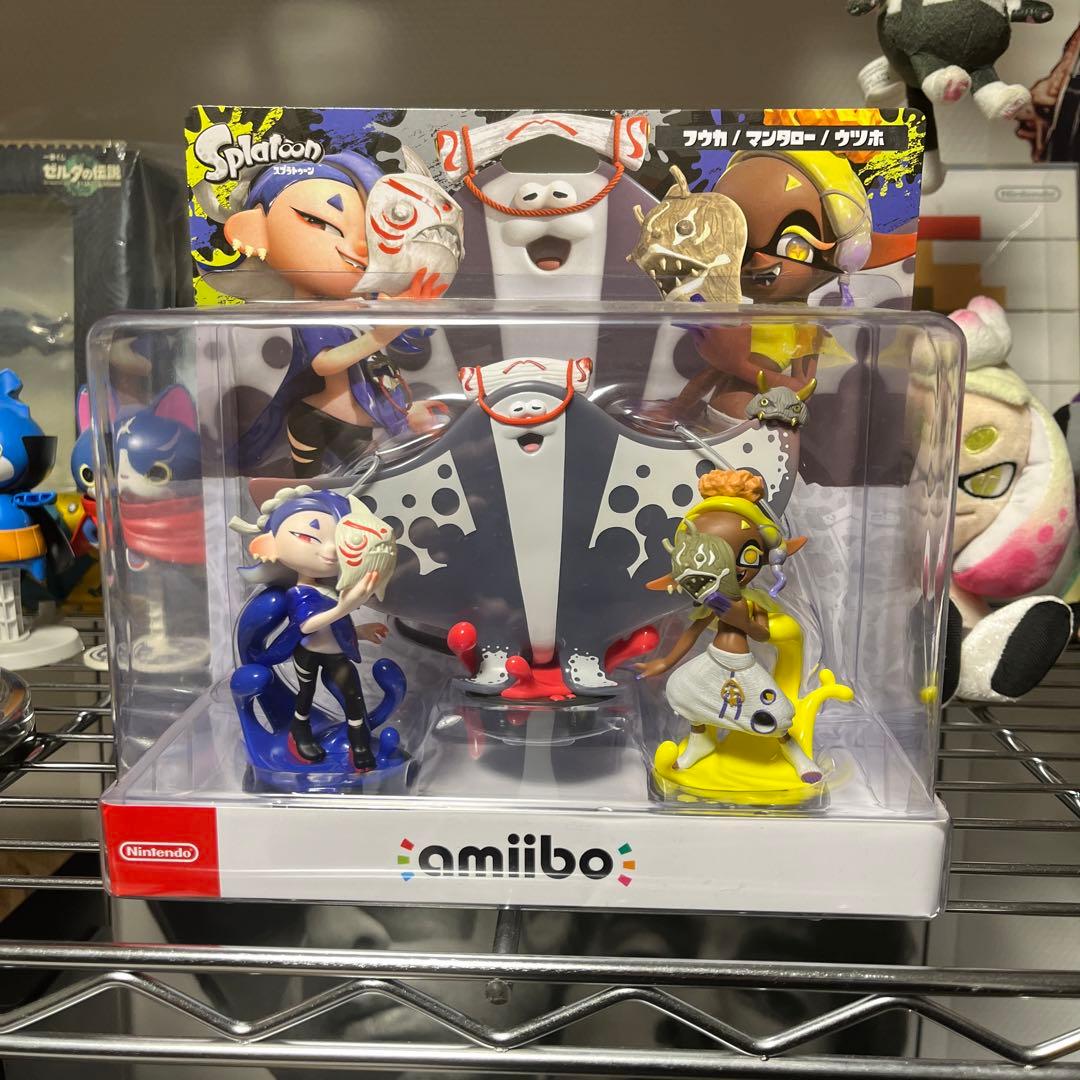 Splatoon3 amiibo フィギュアセット すりみ連合 amiibo すりみ連合3点