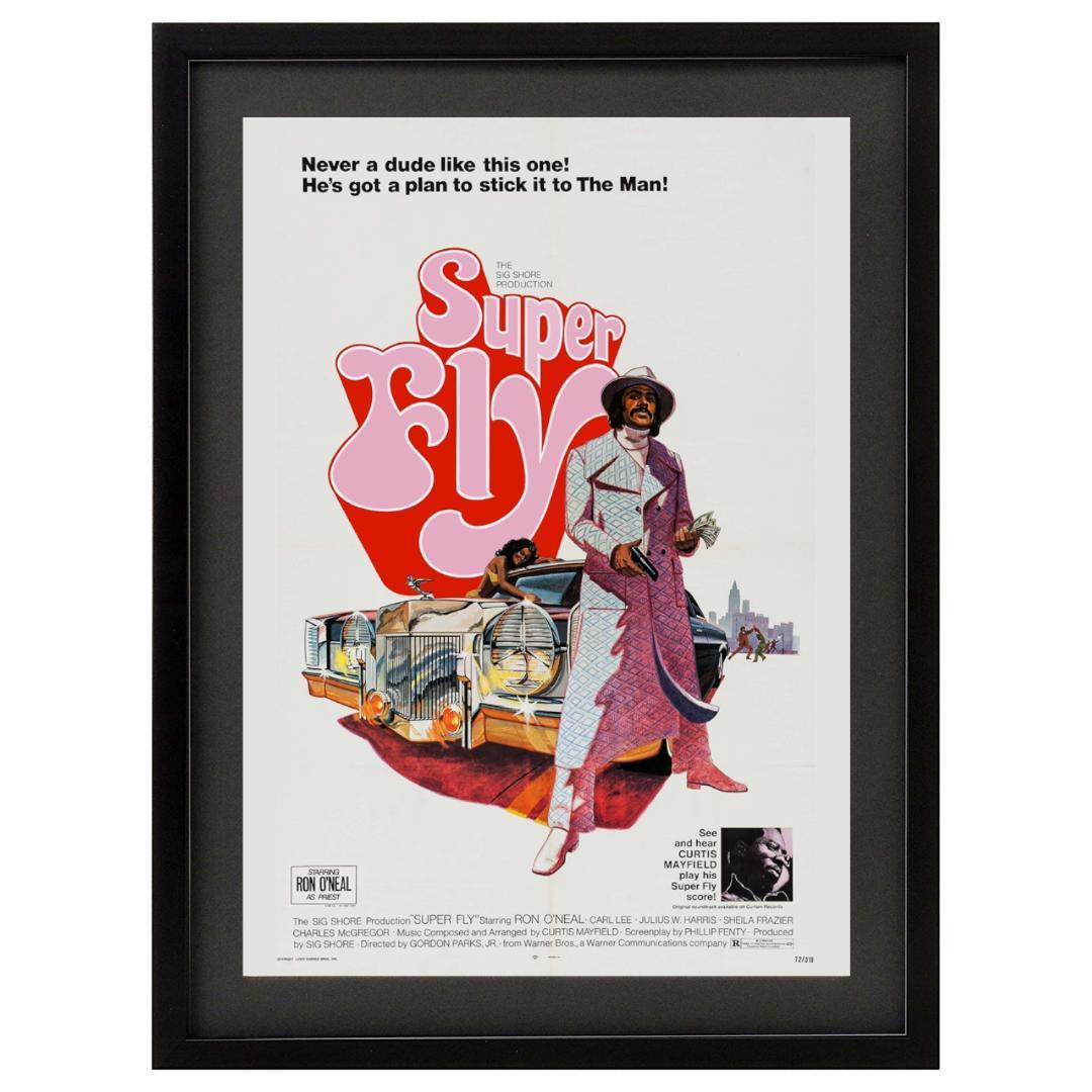 ポスター☆70's映画「Super Fly」スーパーフライ☆ヒステリック