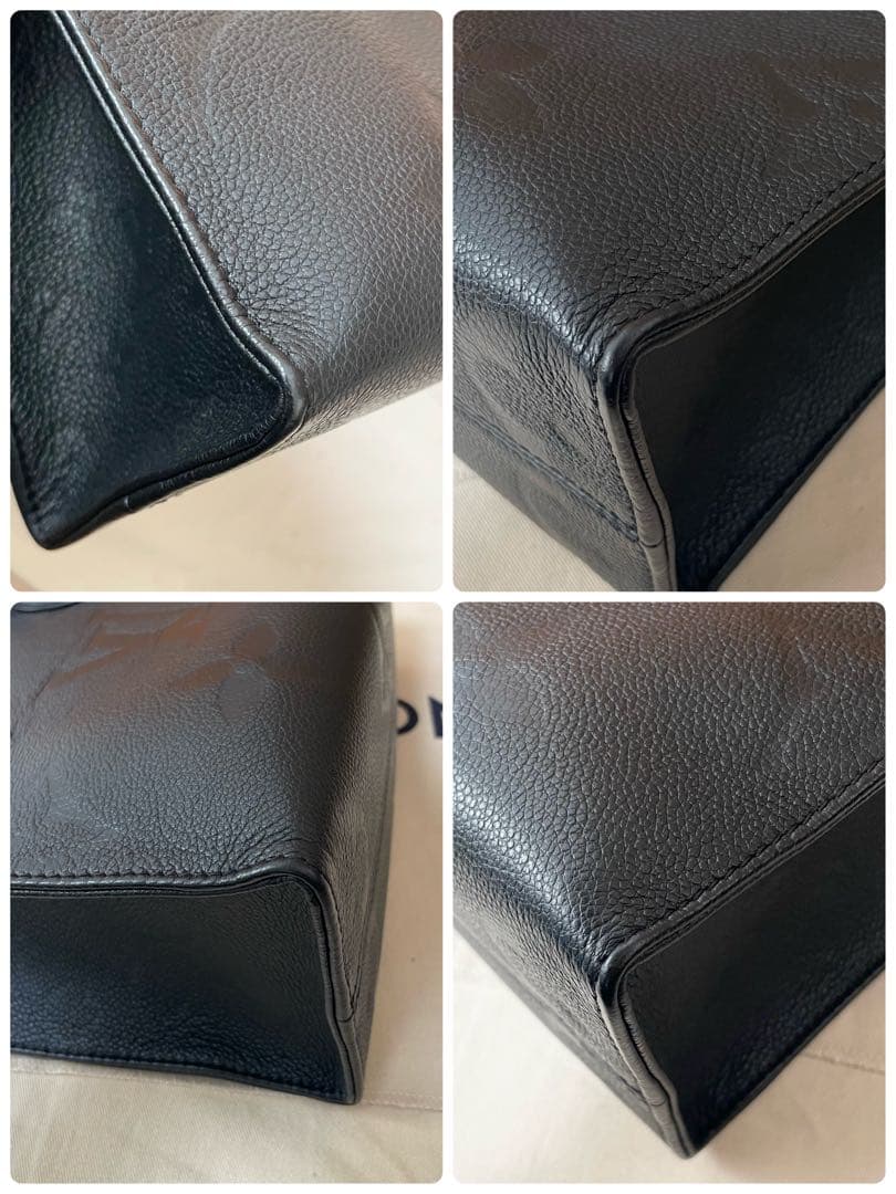 RFID 正規品 ルイヴィトン オンザゴーPM アンプラント ブラック