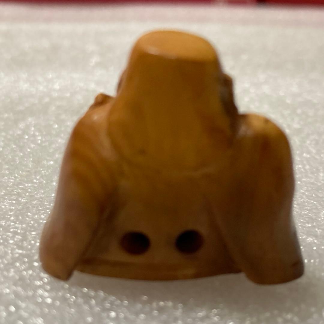 極上天然素材 寿老人彫刻 根付 提げ物 - メルカリ