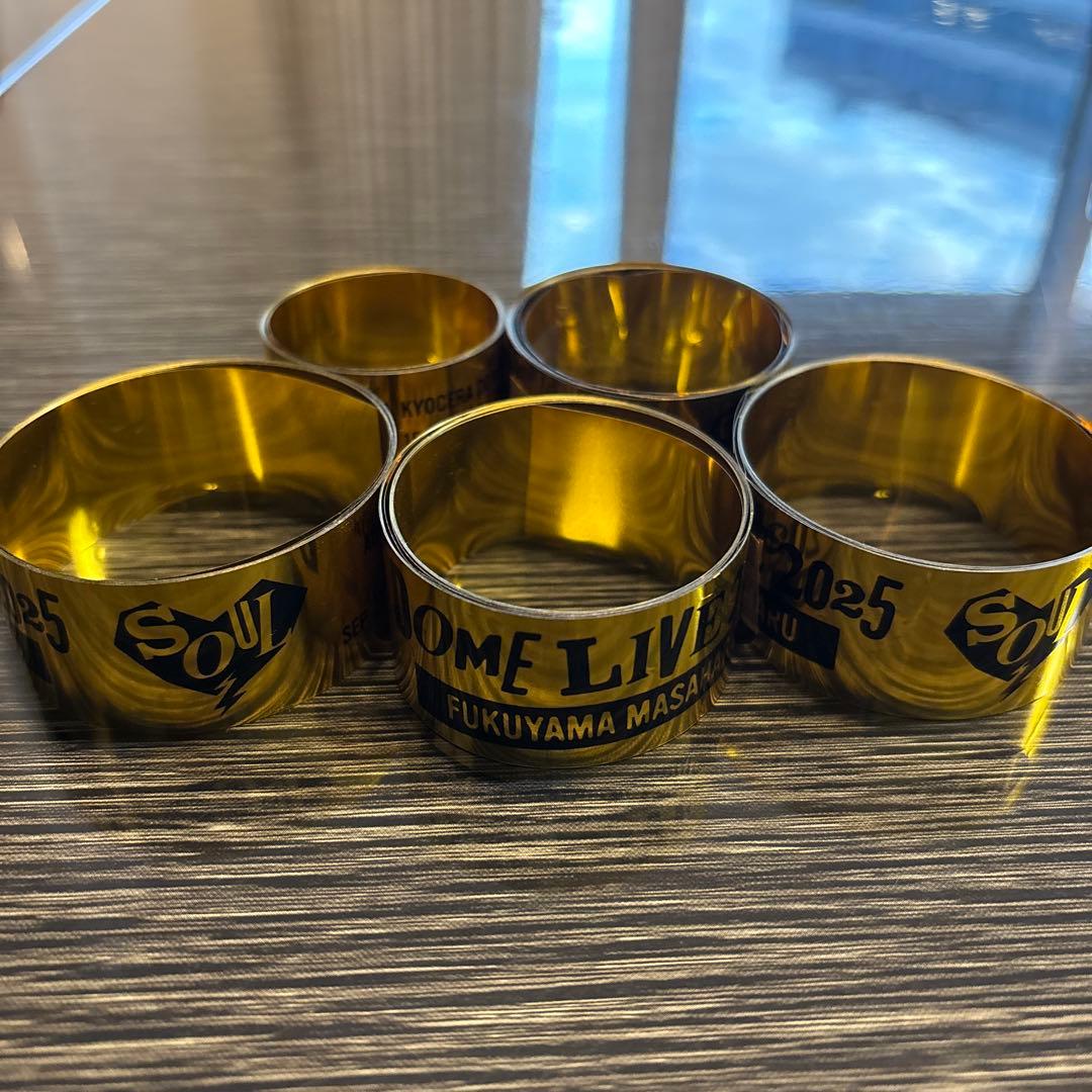 福山雅治ドームライブ2025 SOUL 銀テープ9色セット 継続記念トークバック