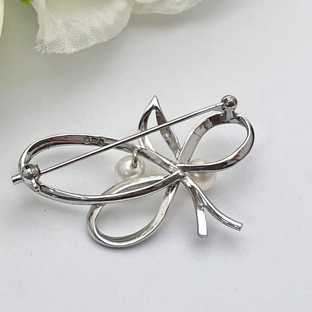 ☆美品☆ミキモト パール ブローチ シルバー 皇室御用達ブランド