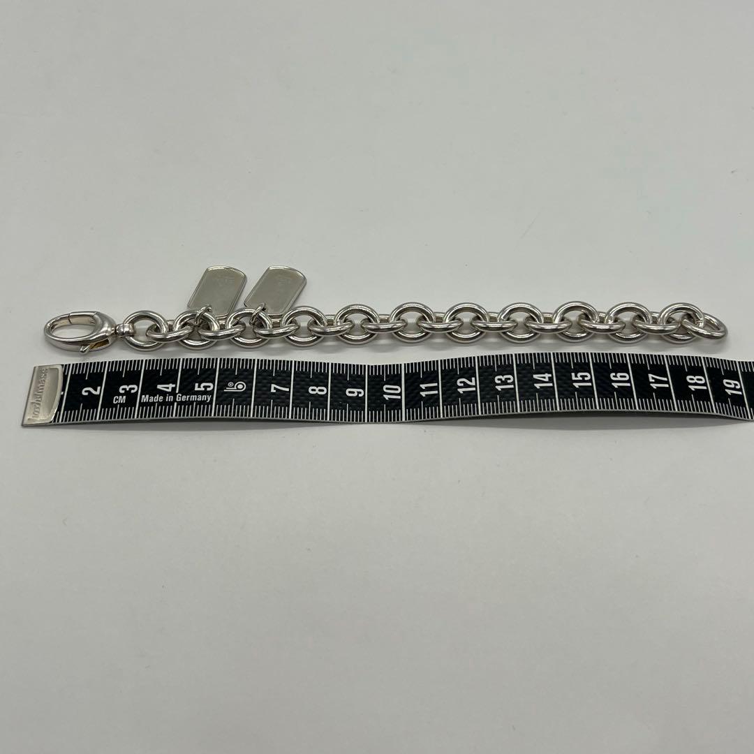 グッチ GUCCI ドッグタグ チェーン ブレスレット SV925 希少