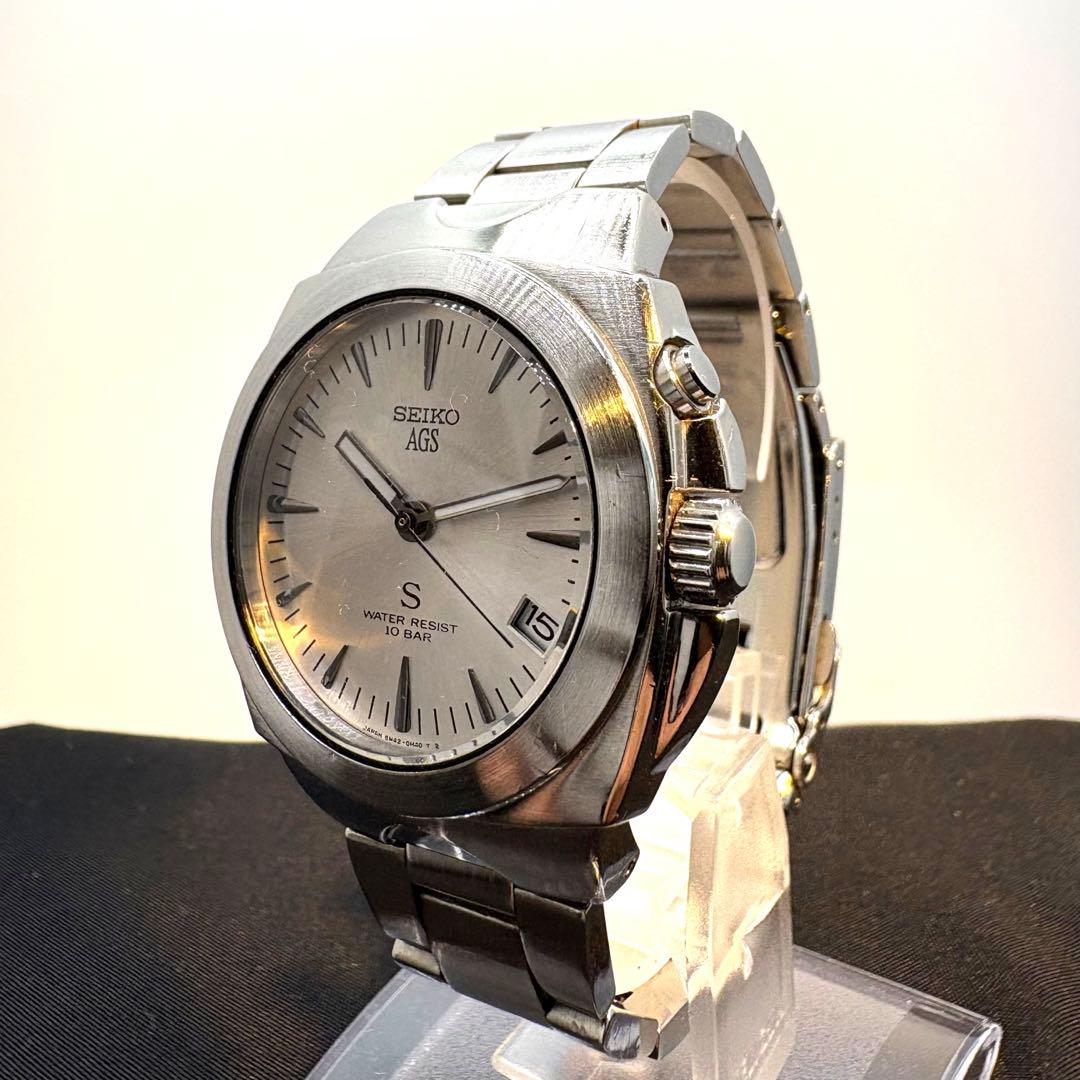 セイコーAGSキネティック5M42 メンズ腕時計 ジャンク 現状渡しの出品です！