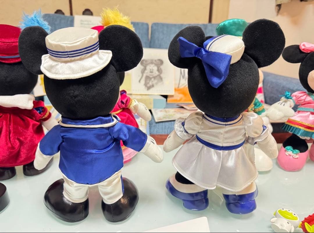 宿泊者限定 10点 東京ディズニーシー　ホテルまとめ　ミッキー&ミニーぬいぐるみ