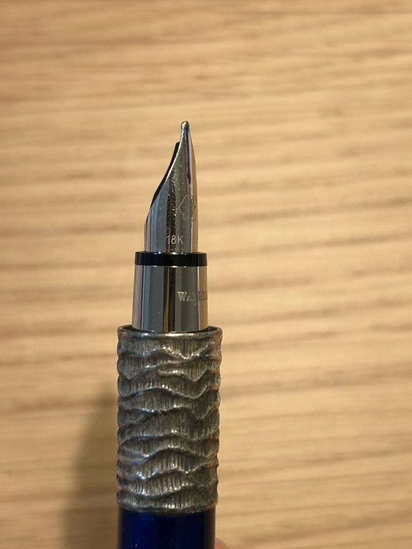 ウォーターマン　青　万年筆　Water Man