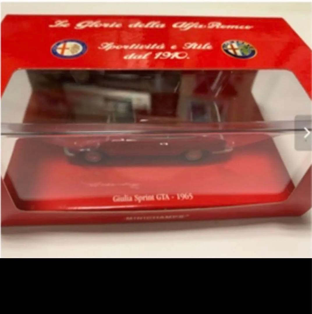 アルファロメオミニチャンプス1600GTA 1965 1/43