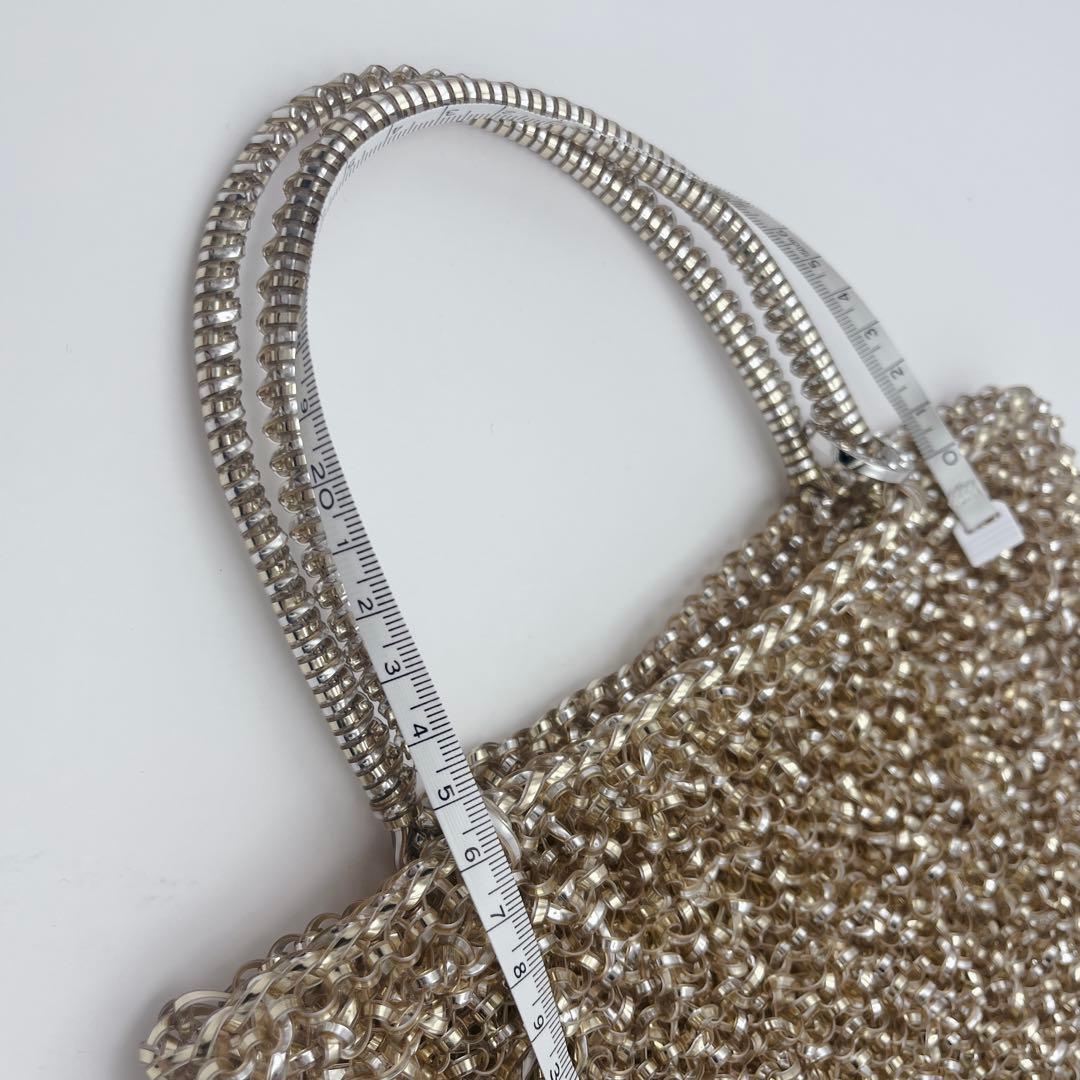 【美品】アンテプリマ スクエアワイヤーバッグ ゴールド ミニハンドバッグ