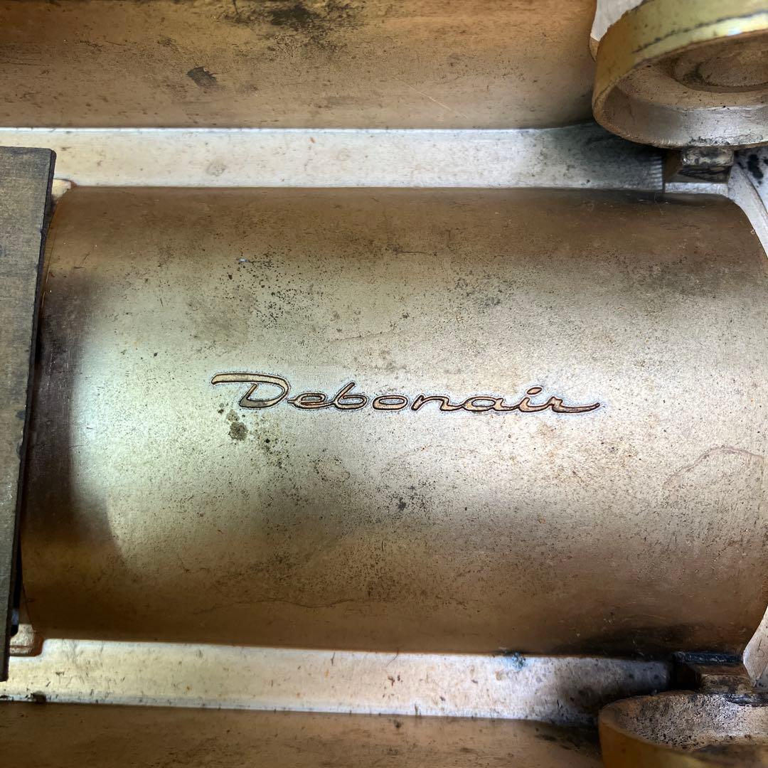 D-壁 三菱 デボネア 初代 ミニカー シガレットケース 置物 オルゴール付き