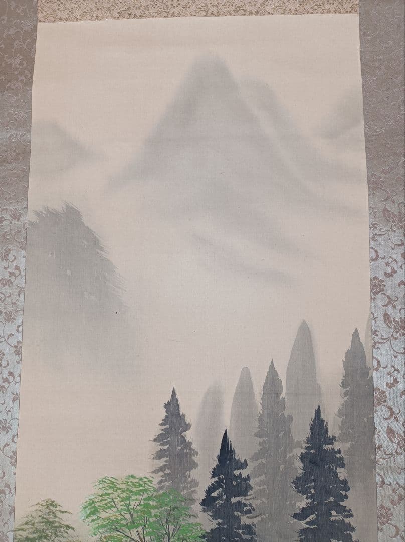 小栗春峰 軸 開運 金運 縁起物 繁盛 豊穣 福 おもてなし 絵 龍神 日本