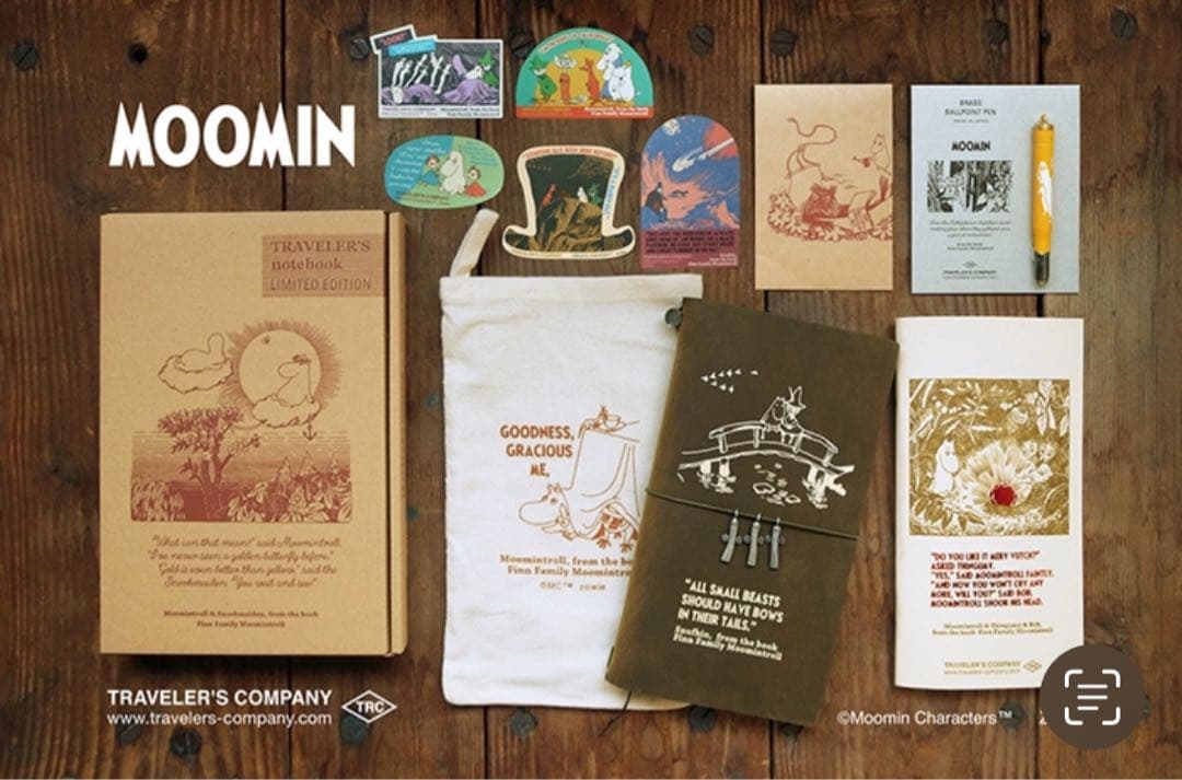 【新品未開封】　トラベラーズノート 限定セット MOOMIN ムーミン一家
