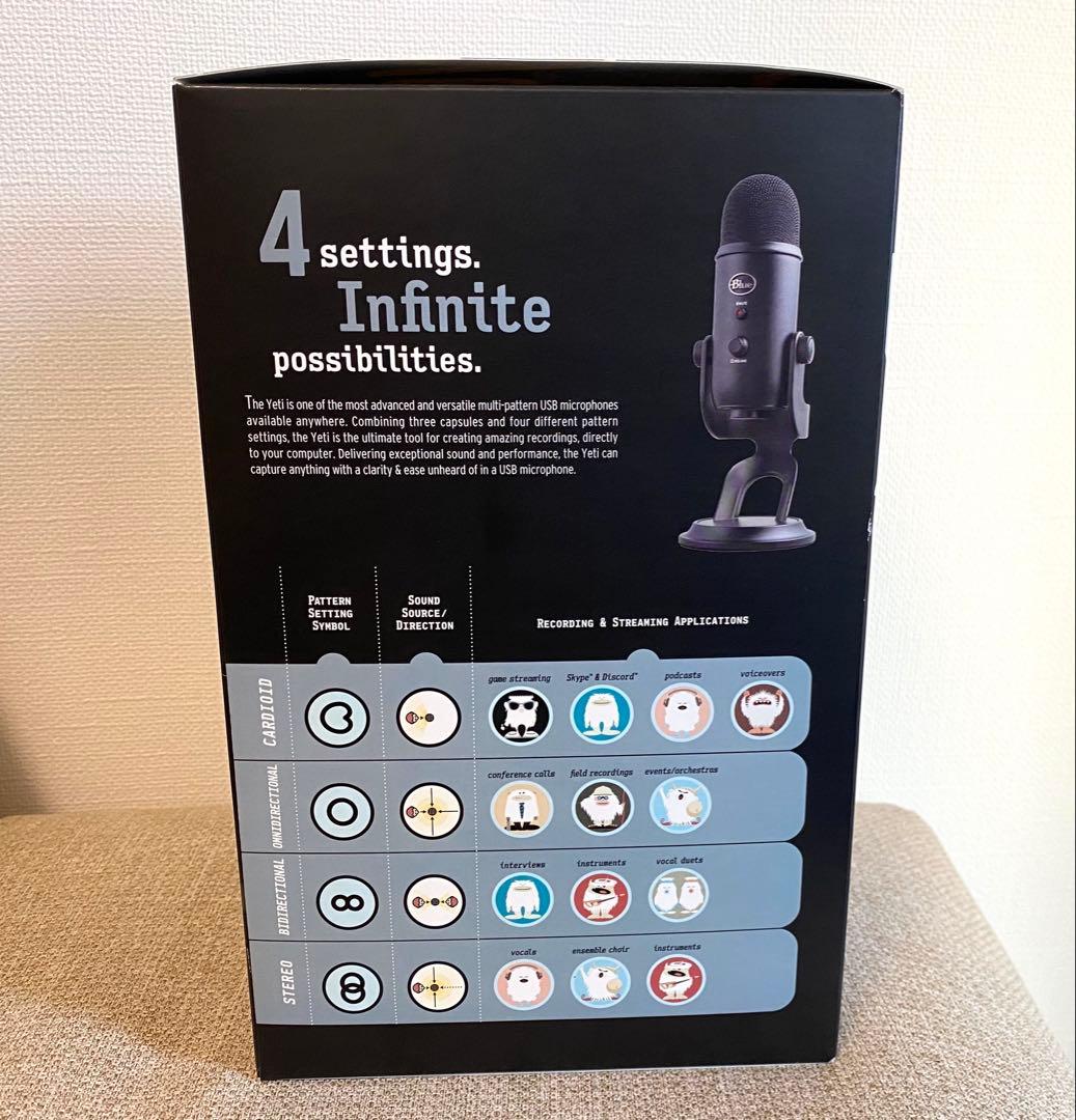 Logicool G Blue Yeti BM400BK コンデンサーマイク