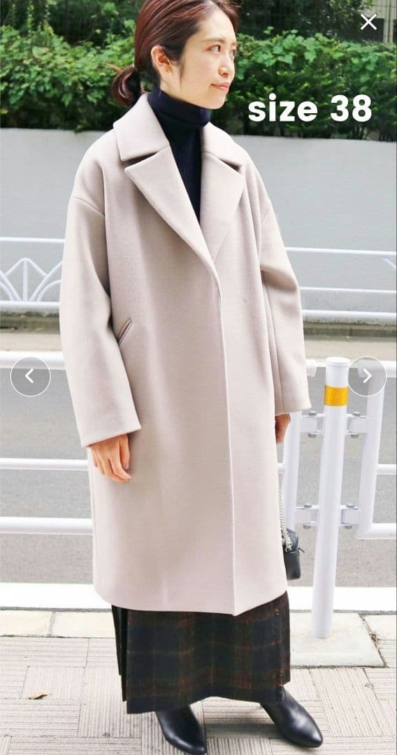 ♡ 美品 IENA MANTECO オーバーチェスターコート♡ セール】MANTECOオーバーチェスターコート◇（チェスターコート
