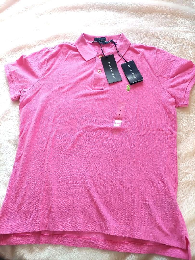 「新品未使用」RALPH LAUREN　ポロシャツ　Lサイズ　レディース