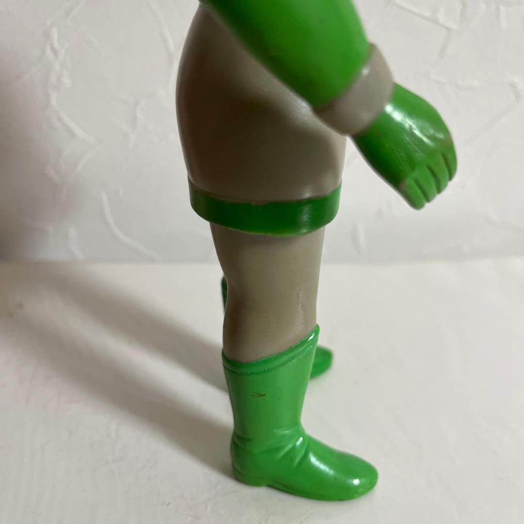 ⚠️貴重・激レア　トリプルファイター　グリーンファイター　面取れ　ソフビ　レトロ