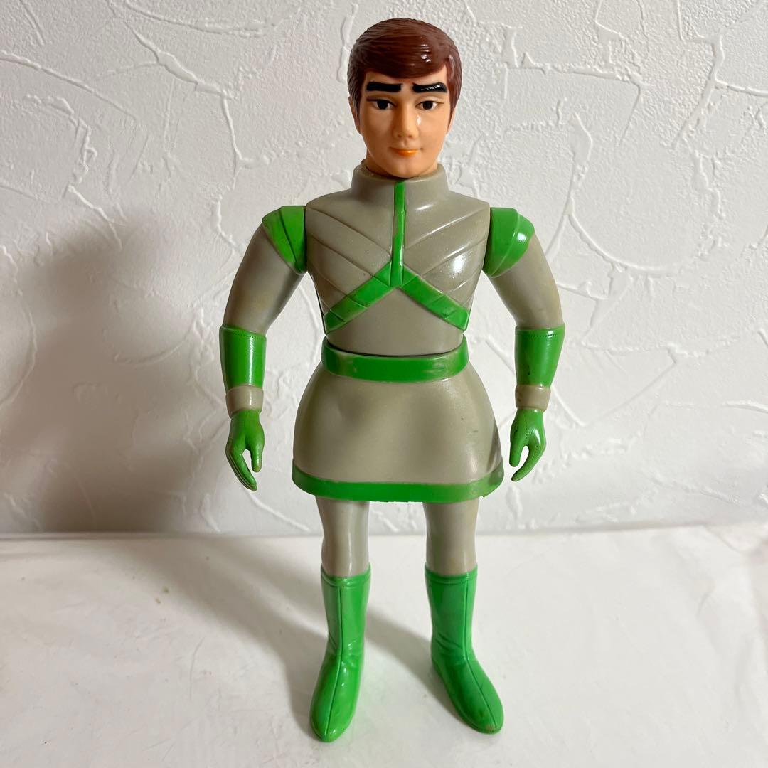 ⚠️貴重・激レア　トリプルファイター　グリーンファイター　面取れ　ソフビ　レトロ