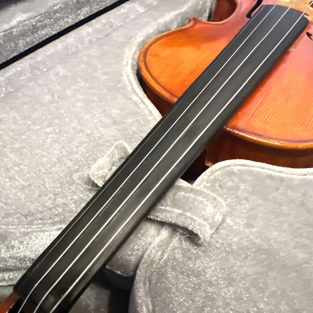 【詳細不明】美虎杢 1/8サイズ バイオリン　原産国不明