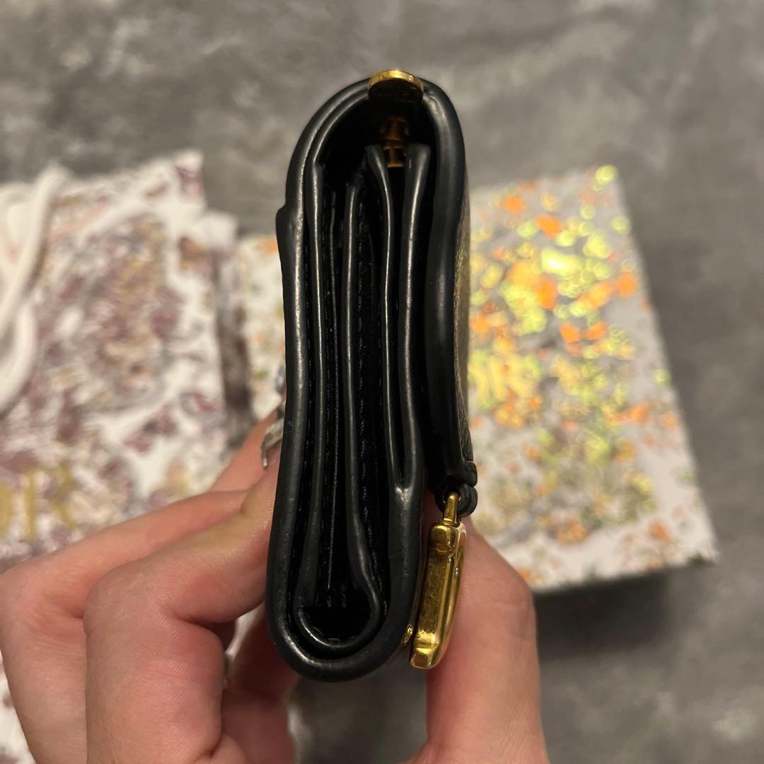 c*2様 【美品】ディオール　Saddle ロータスウォレット