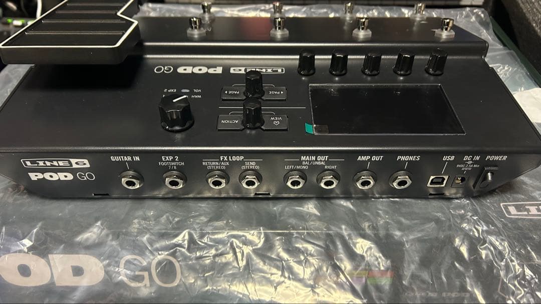【ほぼ新品】LINE6 POD GO 保護フィルム付