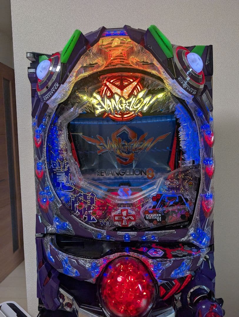CRエヴァンゲリオン9W 390分1、MAX機 フルオート パチンコ実機 Aパチ