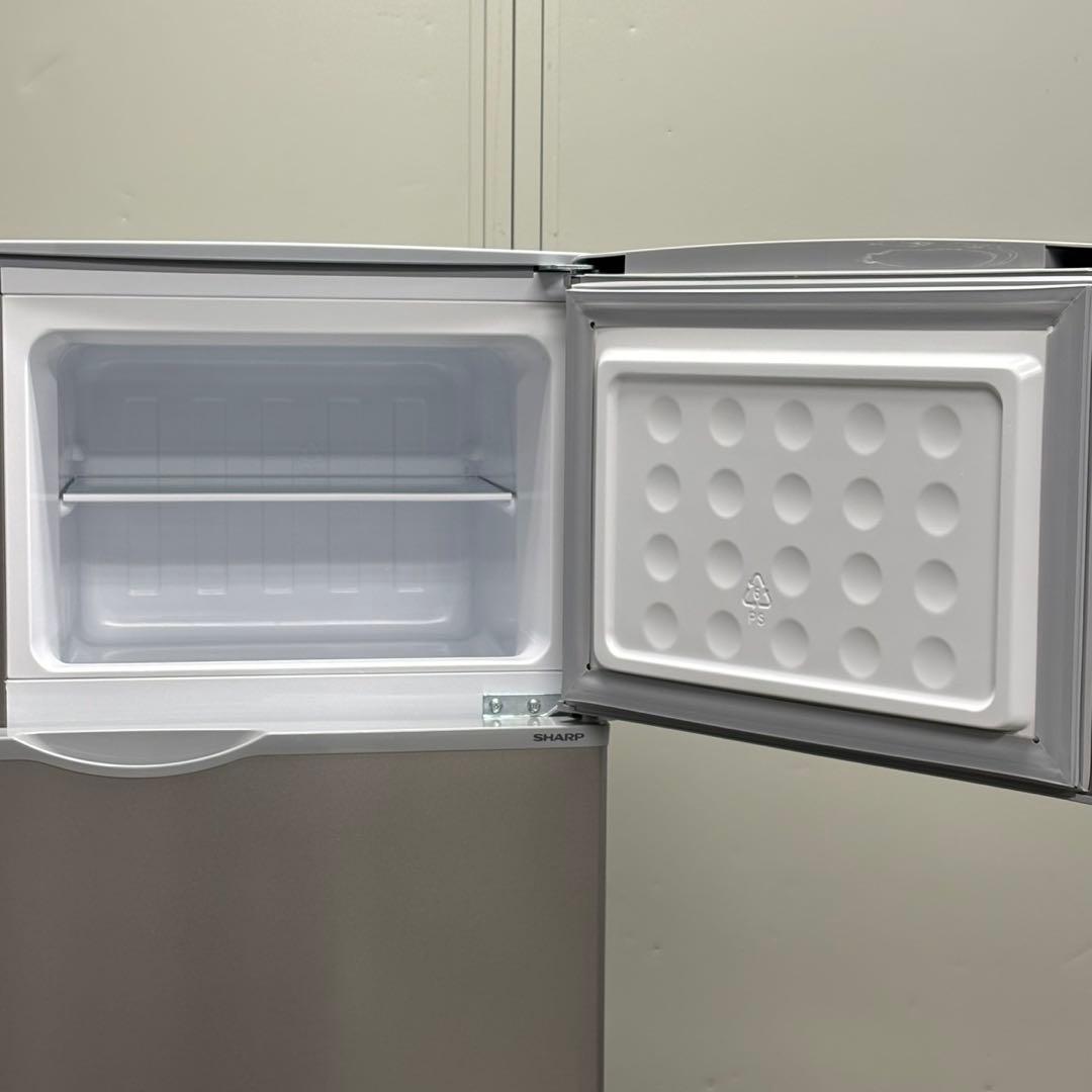 ＊送料込！設置対応◎ SHARP 2ドア冷蔵庫 SJ-H13E-S 128L