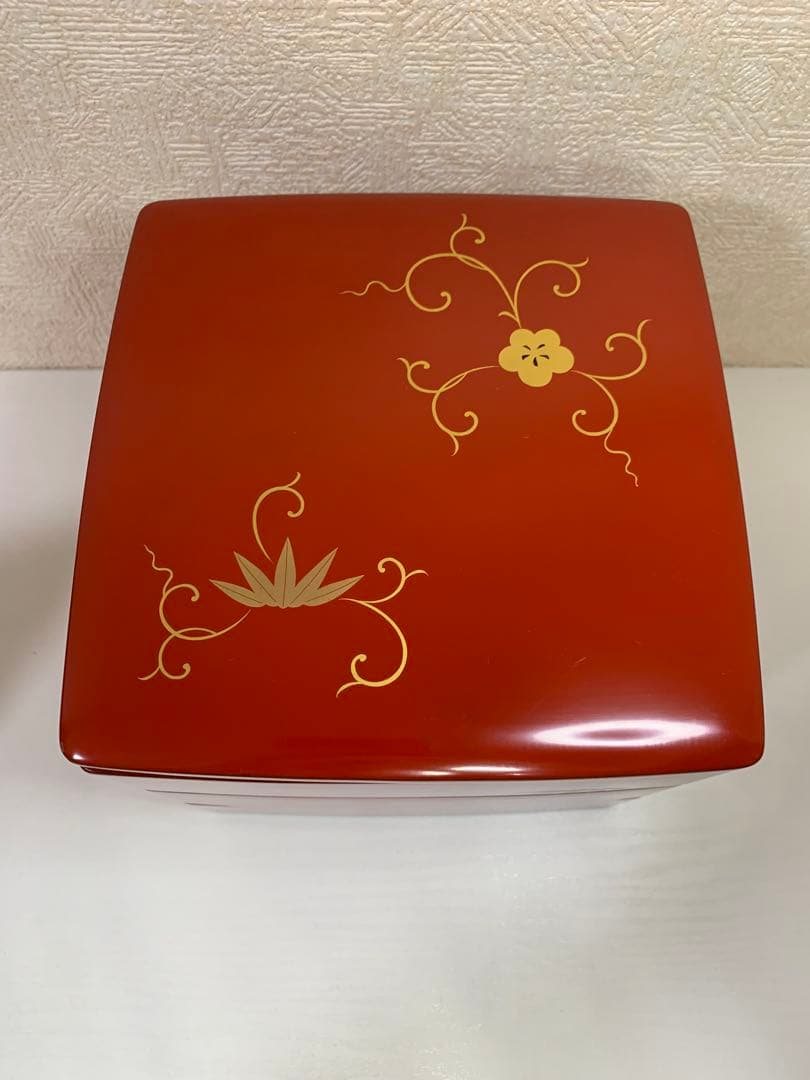【未使用品】輪島塗　重箱 金彩