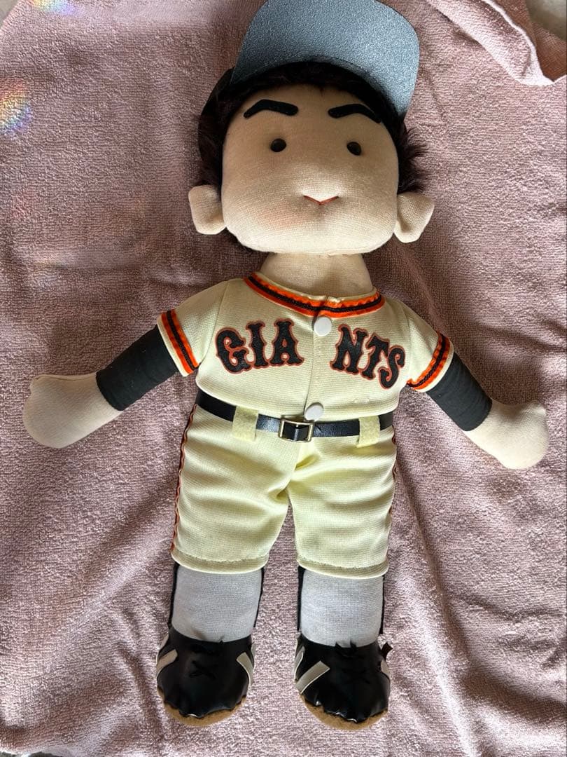 昭和レトロ 読売ジャイアンツ ぬいぐるみ人形 約48cm｜通販品｜当時物