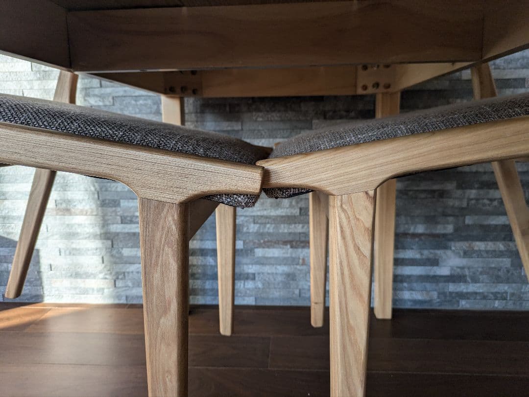 北欧　ダイニングテーブルの　w115