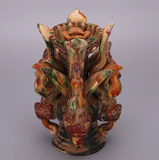 唐三彩 とうさんさい 陶磁器 装飾品 工芸品 美術品 置物 唐三彩 置物