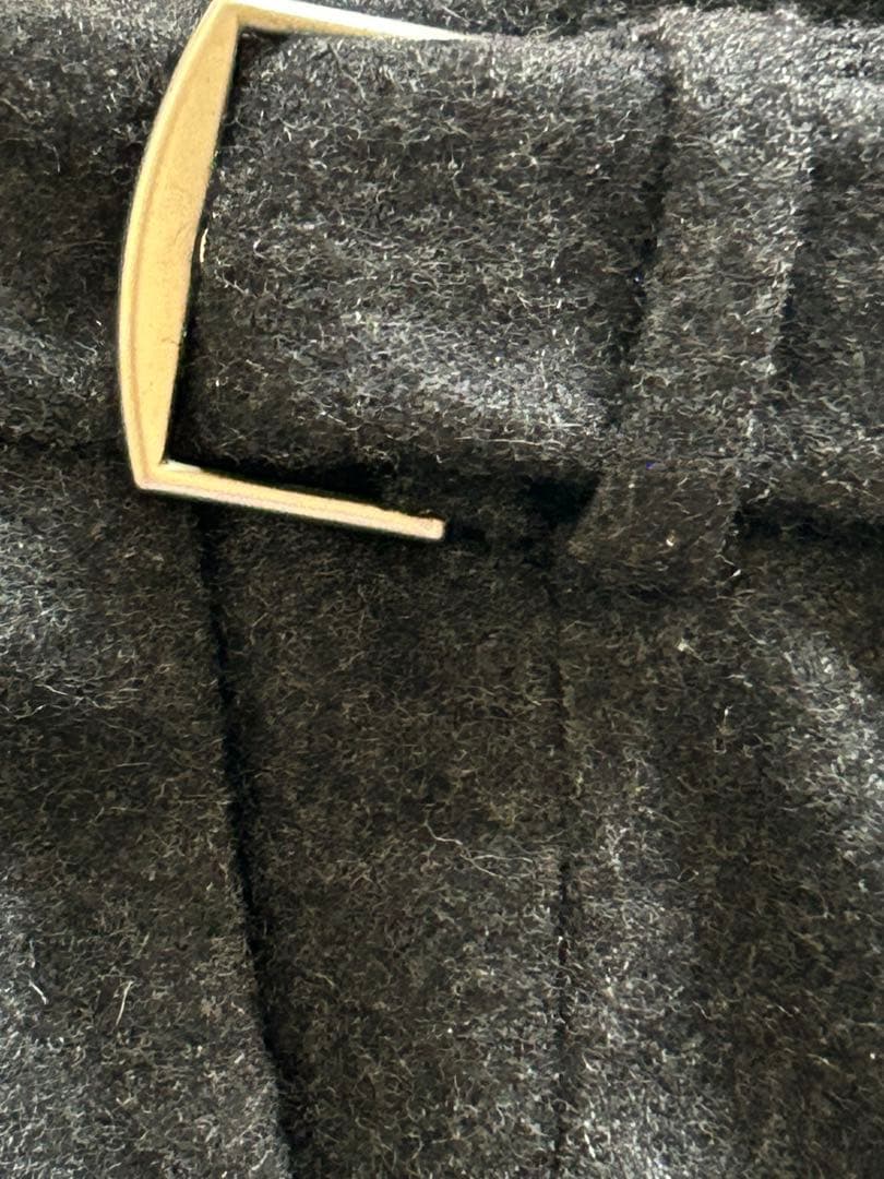 HERMES エルメス　マルジェラ期　膝丈スカート　厚手　34 フランス製