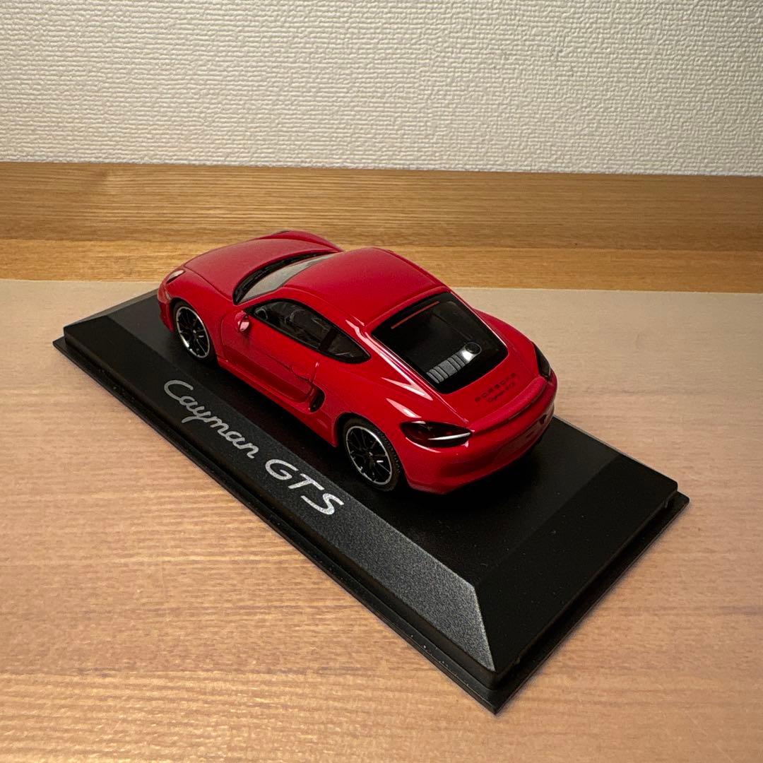 ミニチャンプス ポルシェ 981 ケイマン GTS 1/43 ミニカー レッド