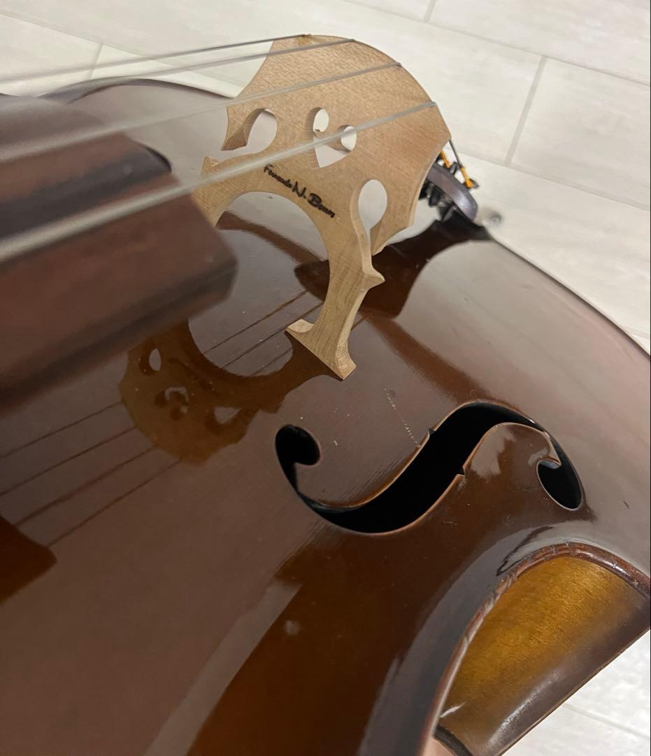 チェロ 4/4 スズキ特Nº1、Andreas Eastmanケース、弓付き