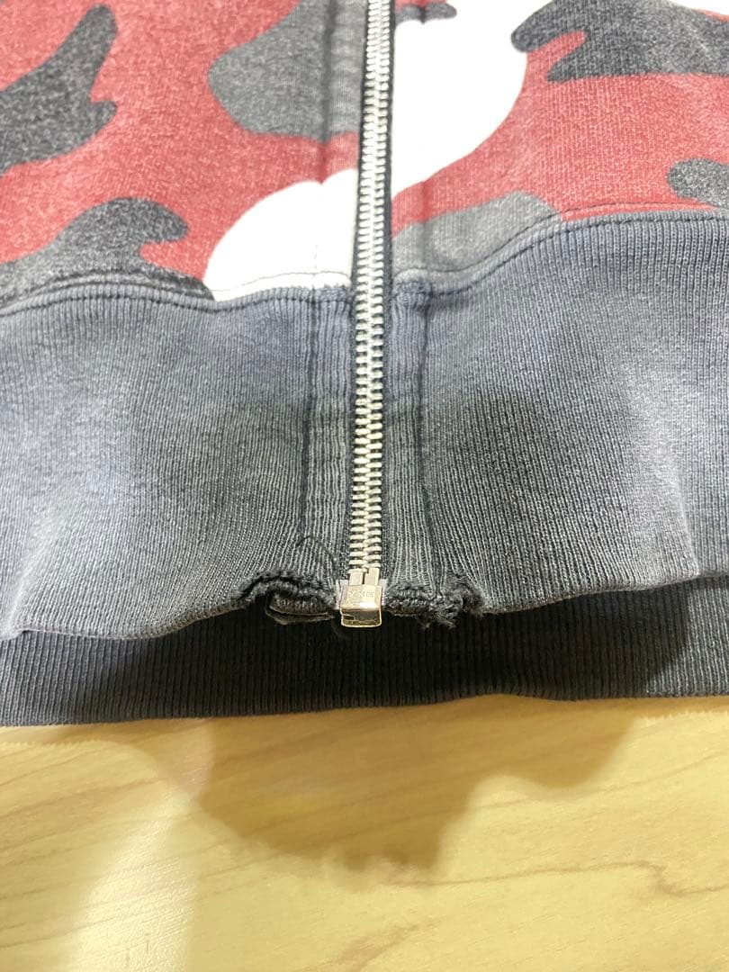 supreme 13aw カモフラ　ジップパーカー