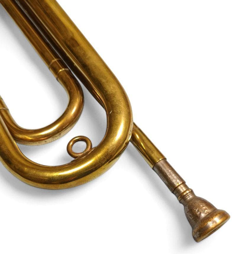 下倉楽器 シモクラ 海上自衛隊 信号ラッパ 信号喇叭 二つ巻き