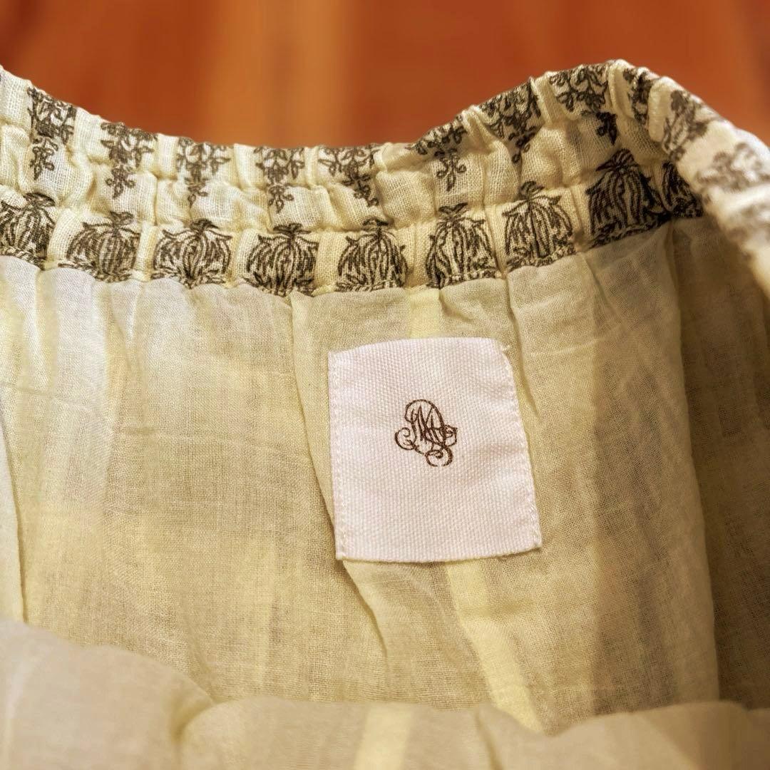 maison de soil メゾンドソイル　イージーワイドパンツ　リネン