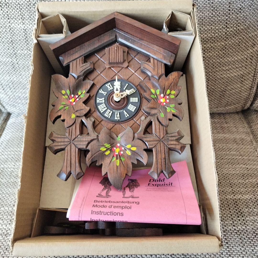 未使用◆ドイツ製◆鳩時計5リーフ　カッコー