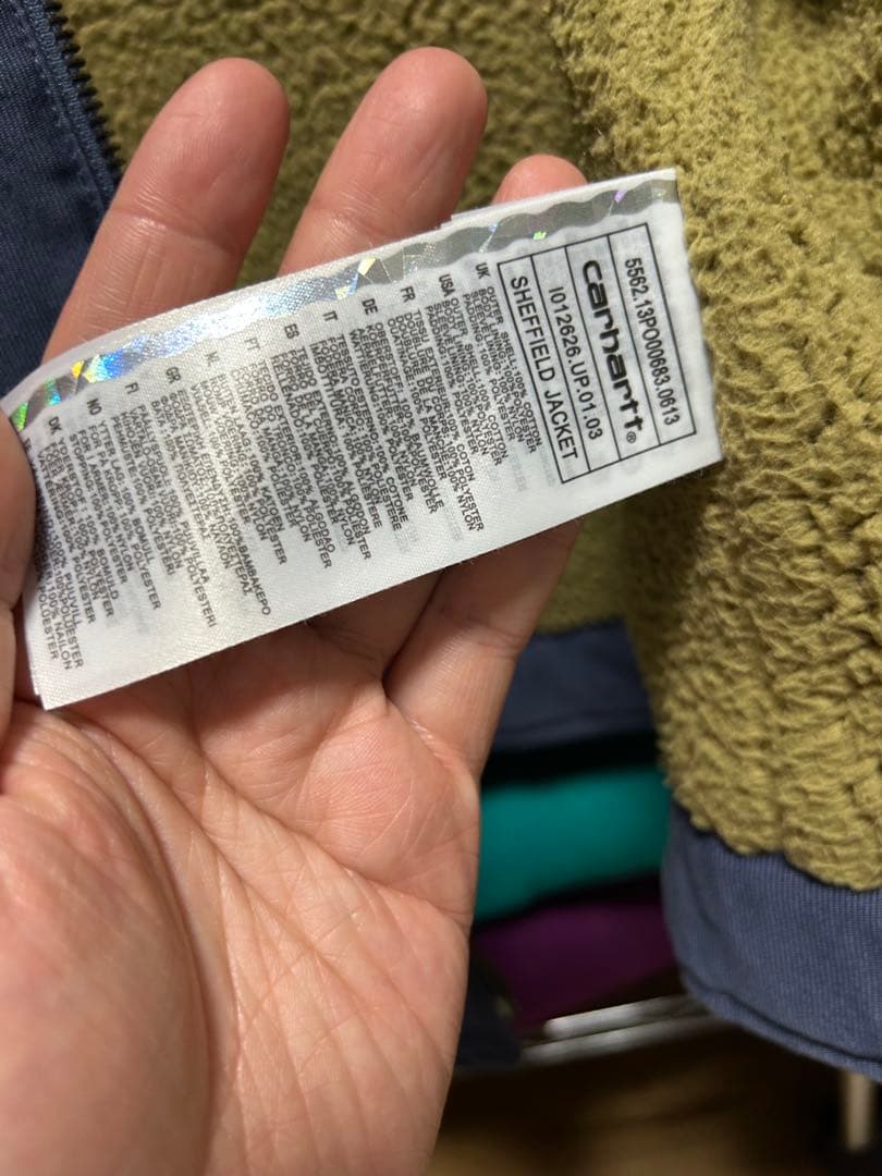 CARHARTT ボア襟ブルーダックジャケット