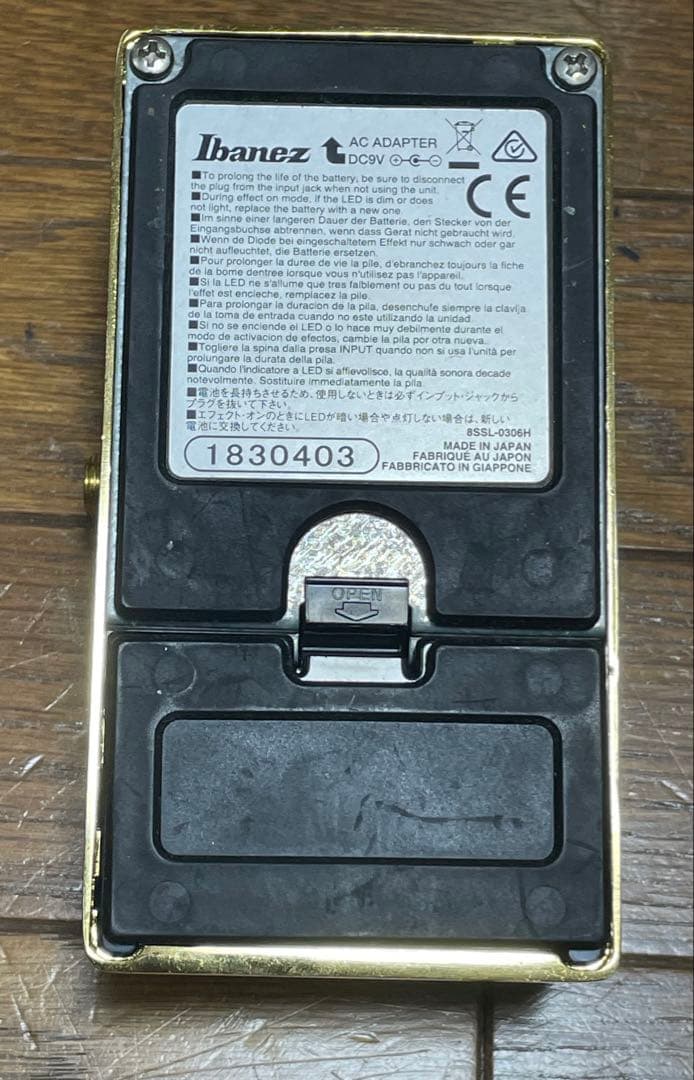 Ibanez Tube Screamer ゴールド 限定モデル
