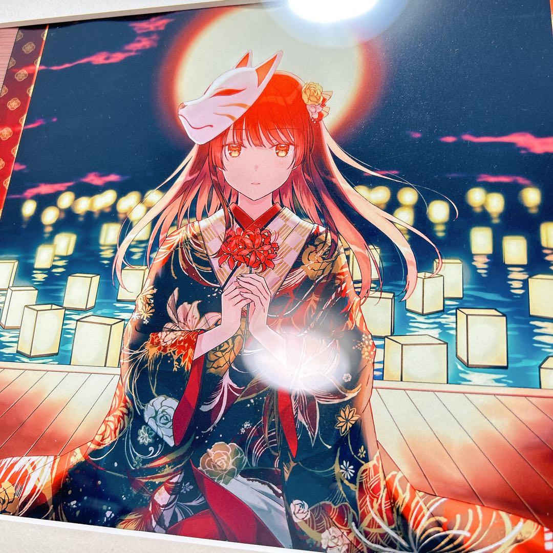 直筆サイン入り Hiten ヒテン 神絵祭 A3複製原画 託した思い 激レア