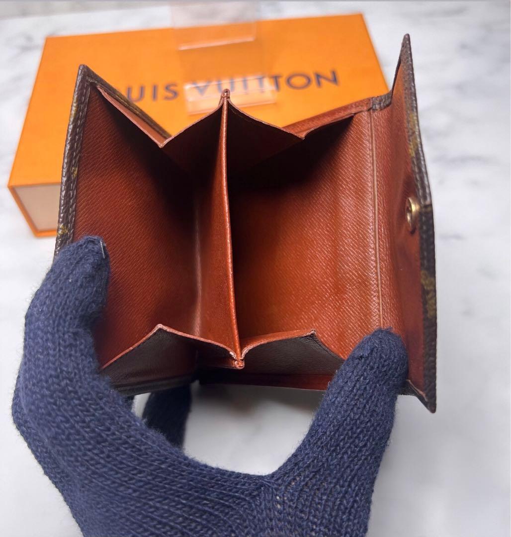 ルイヴィトン モノグラム ポルトモネビエカルトクレディ 三つ折り財布