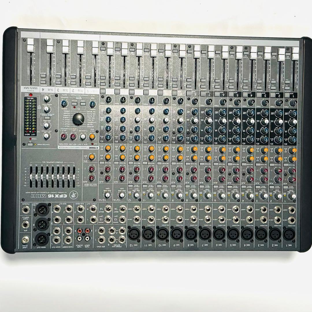 Mackie CFX16 MkII アナログミキサー 純正ソフトケース付き