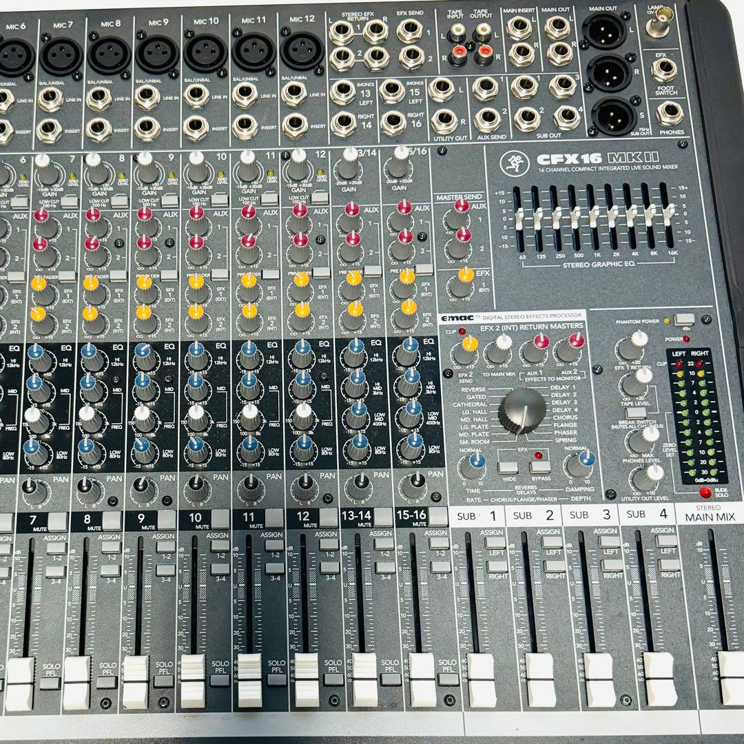 Mackie CFX16 MkII アナログミキサー 純正ソフトケース付き