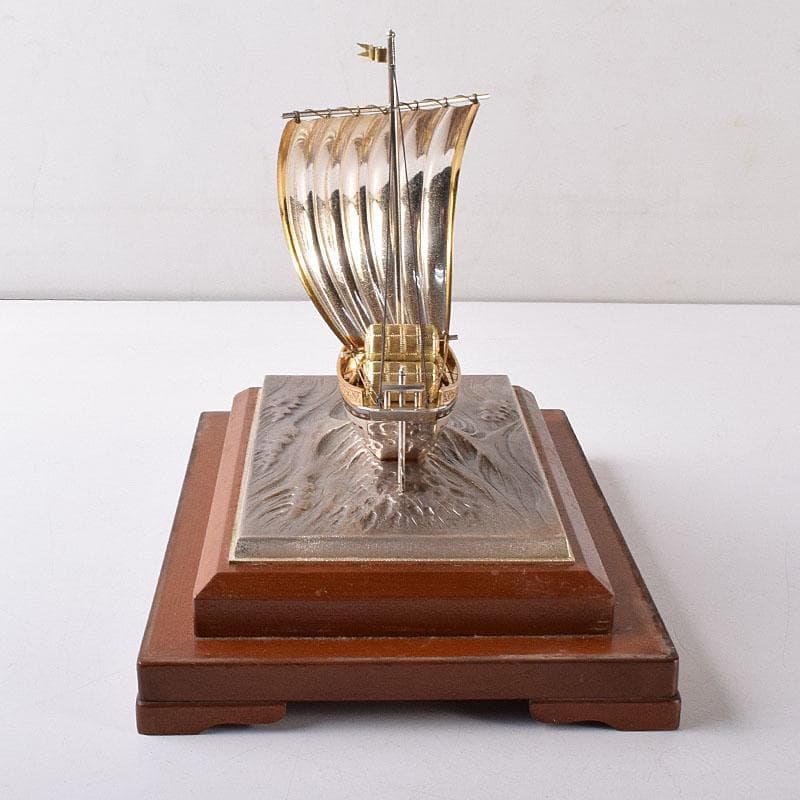 関武比古造　銀製　STERLING960刻印　宝船　約124g　D　R8728