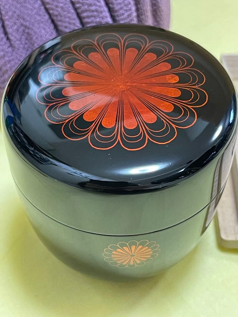 希少 重要無形文化財 人間国宝 江里佐代子 截金 棗 菊花 茶道具 - メルカリ